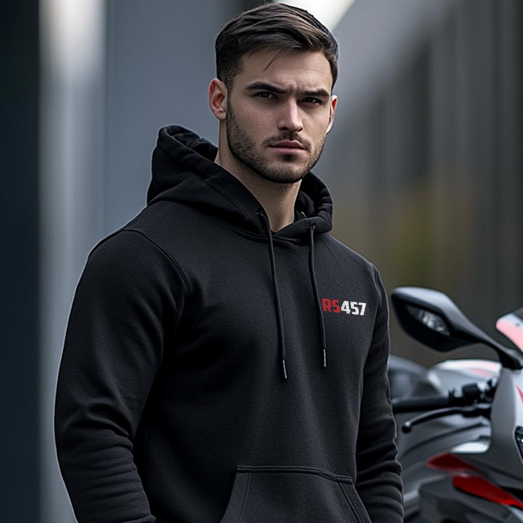 Aprilia RS 457 2024 Inspired Hoodie - Motorcycle Sweatshirt for Riders
