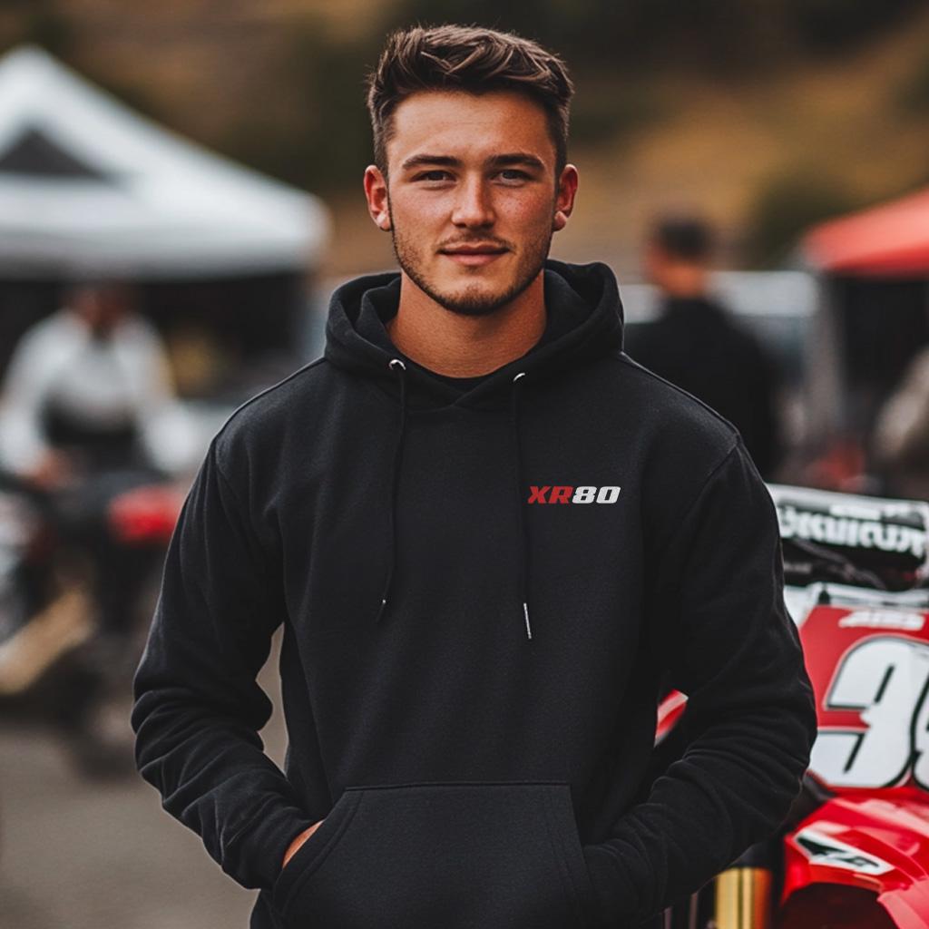 Honda XR80 Inspired Hoodie - Motorcycle Sweatshirt for Riders