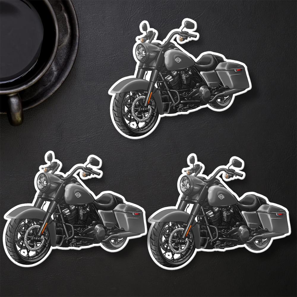Harley Road King Special 2023-24 Inspired Stickers - Set of 3 Biker Motorcycle Decals