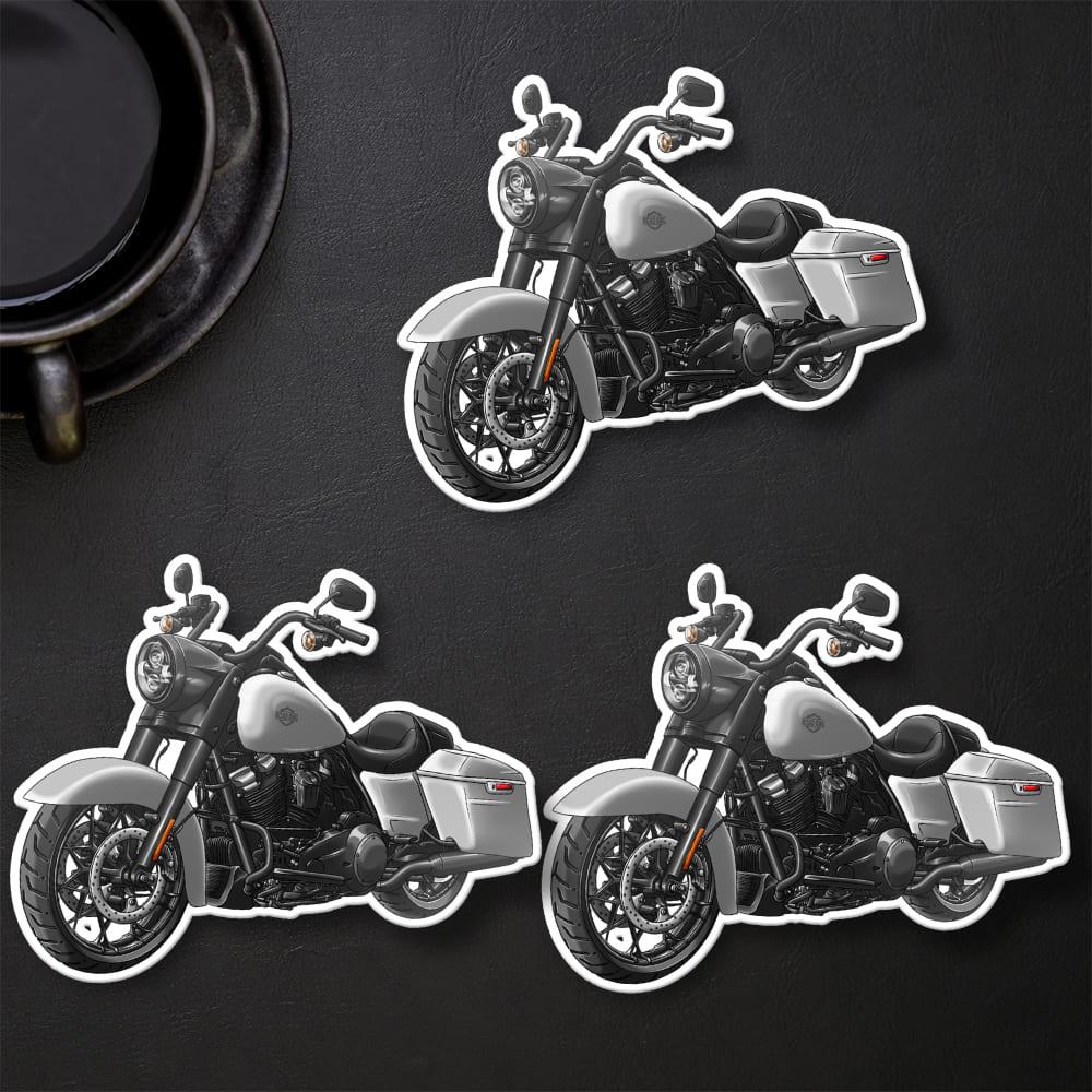 Harley Road King Special 2023-24 Inspired Stickers - Set of 3 Biker Motorcycle Decals
