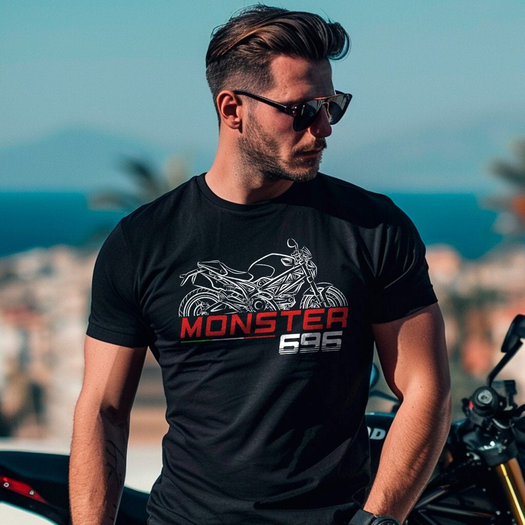 Ducati Monster 696 Inspired T-Shirt - Motorcycle Tee Shirt for Riders