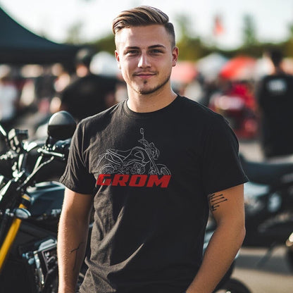 Honda Grom Inspired T-Shirt - Motorcycle Tee Shirt for Riders