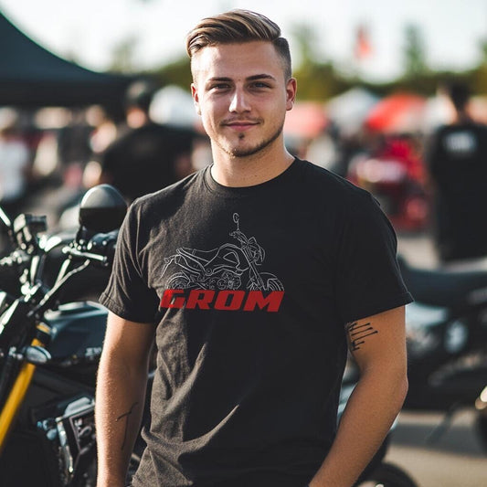 Honda Grom Inspired T-Shirt - Motorcycle Tee Shirt for Riders