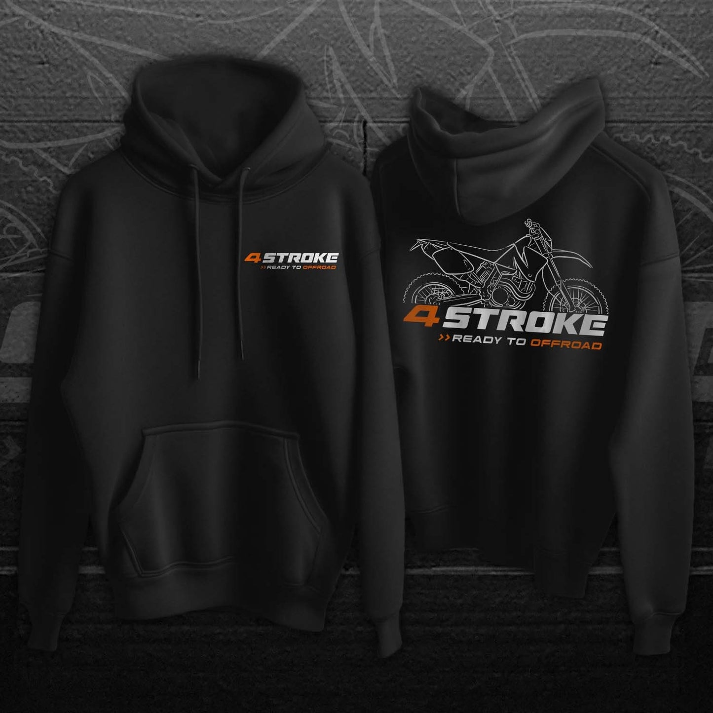 KTM 520 EXC Hoodie - Motorcycle Sweatshirt for Riders