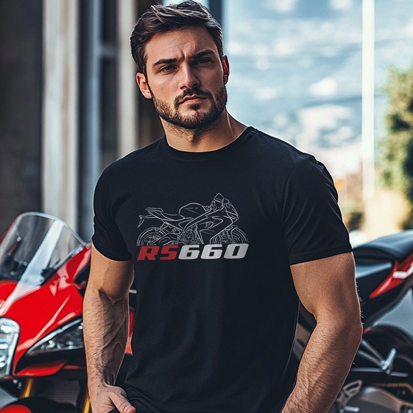 Aprilia RS 660 Inspired T-Shirt - Motorcycle Tee Shirt for Riders