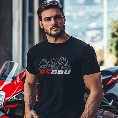 Aprilia RS 660 Inspired T-Shirt - Motorcycle Tee Shirt for Riders
