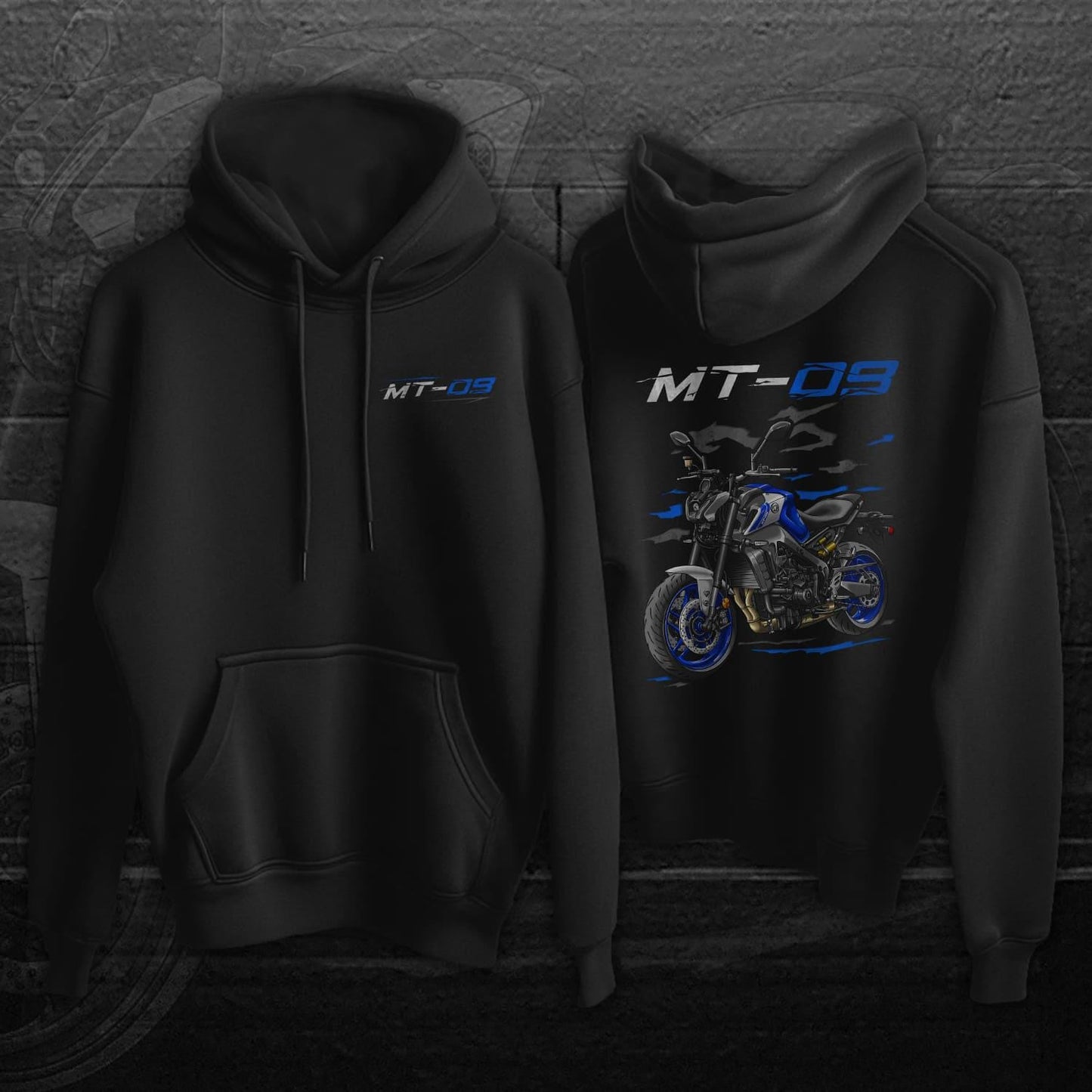 Yamaha MT-09 2021-23 Inspired Hoodie - Motorcycle Sweatshirt
