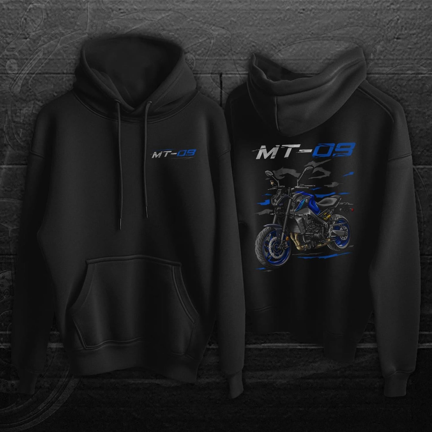 Yamaha MT-09 2021-23 Inspired Hoodie - Motorcycle Sweatshirt