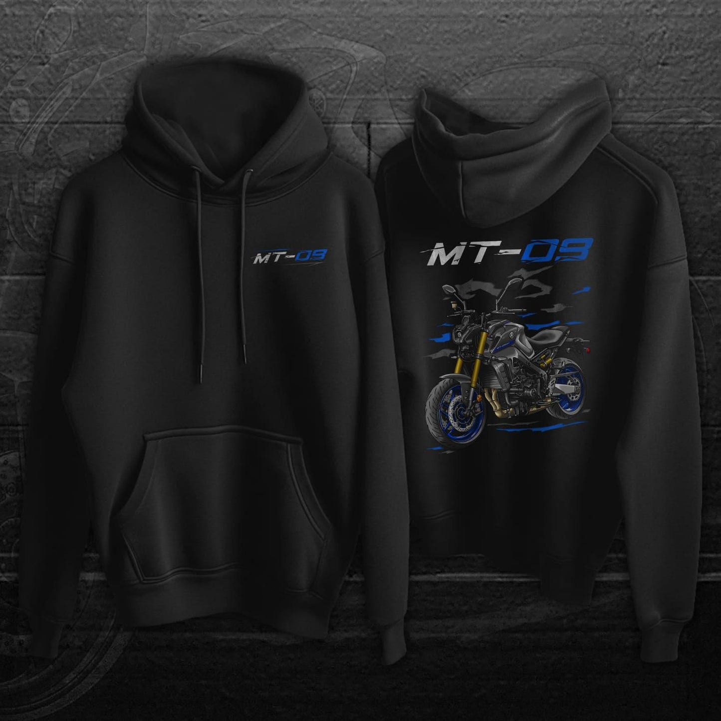 Yamaha MT-09 2021-23 Inspired Hoodie - Motorcycle Sweatshirt