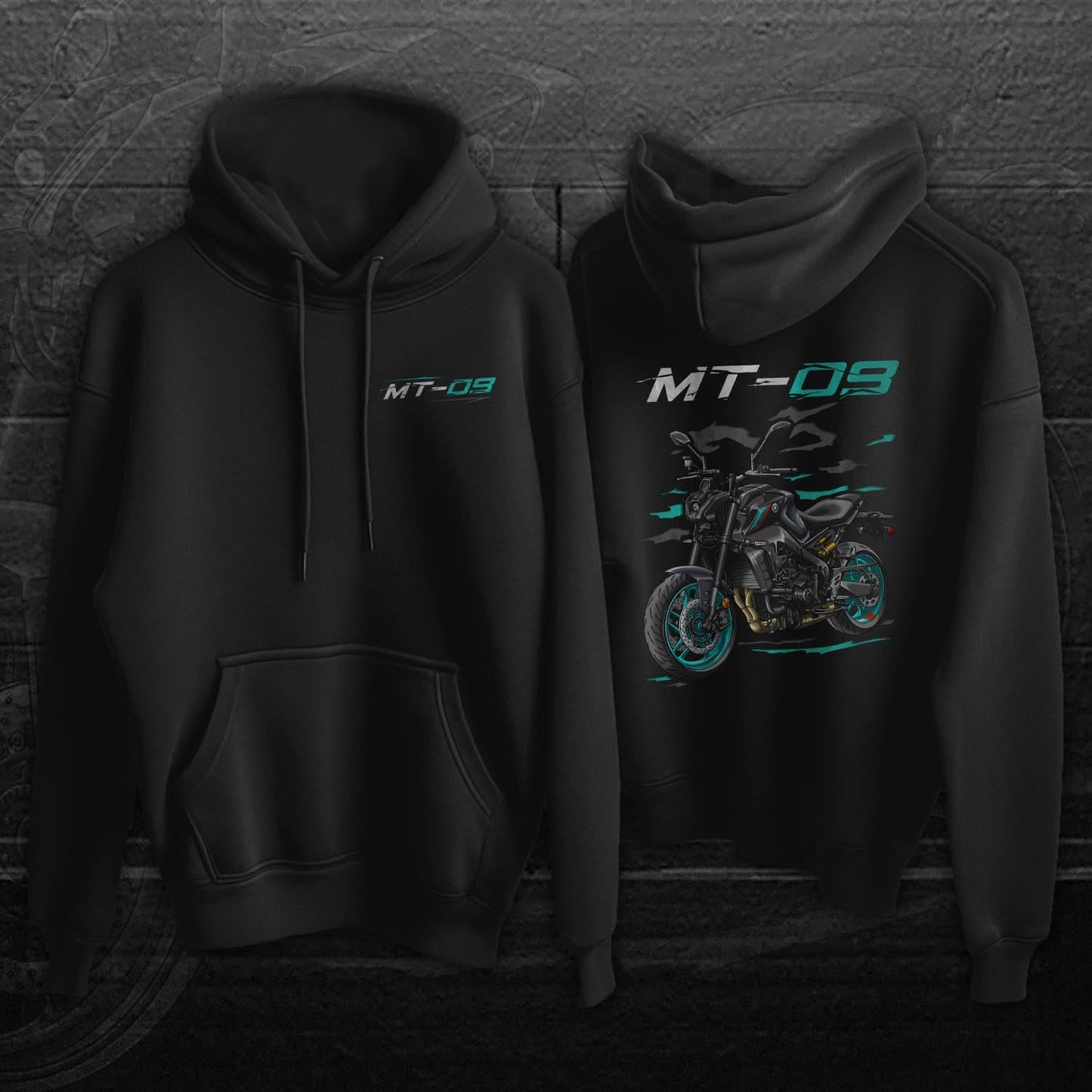 Yamaha MT-09 2021-23 Inspired Hoodie - Motorcycle Sweatshirt