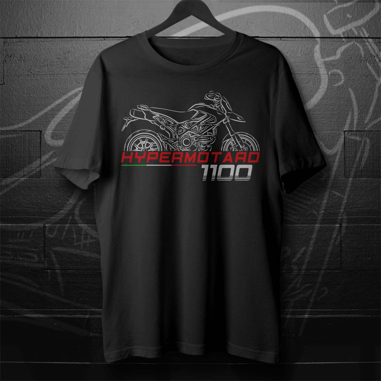 Ducati Hypermotard 1100 T-Shirt - Motorcycle Tee Shirt for Riders