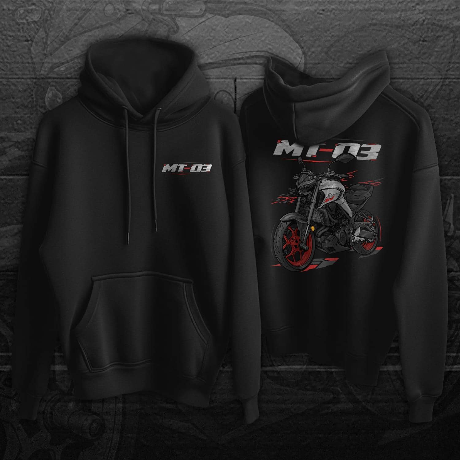 Yamaha MT-03 2020 - 2025 Inspired Hoodie - Motorcycle Sweatshirt