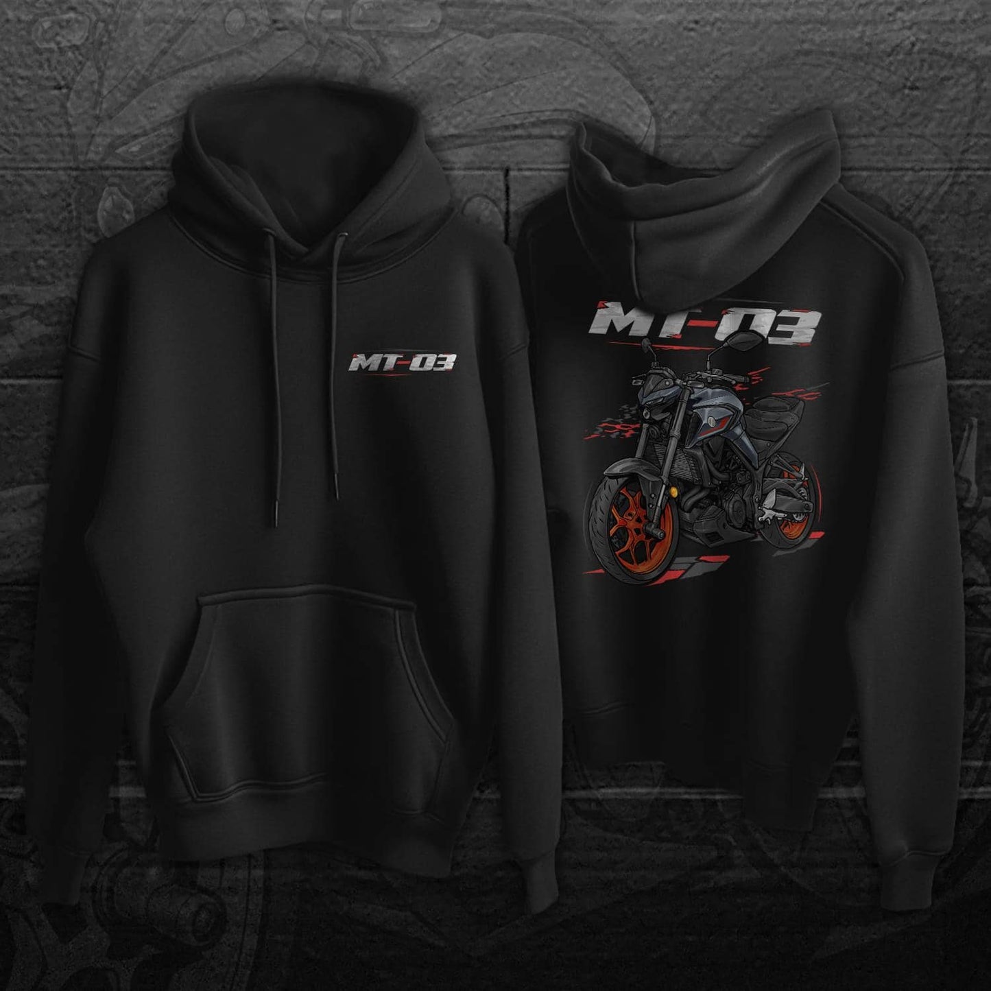 Yamaha MT-03 2020 - 2025 Inspired Hoodie - Motorcycle Sweatshirt