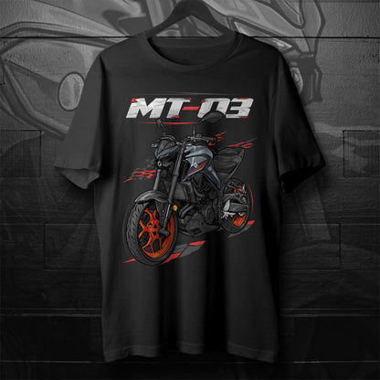 Yamaha MT-03 2020 - 2025 Inspired T-Shirt - Motorcycle Tee Shirt