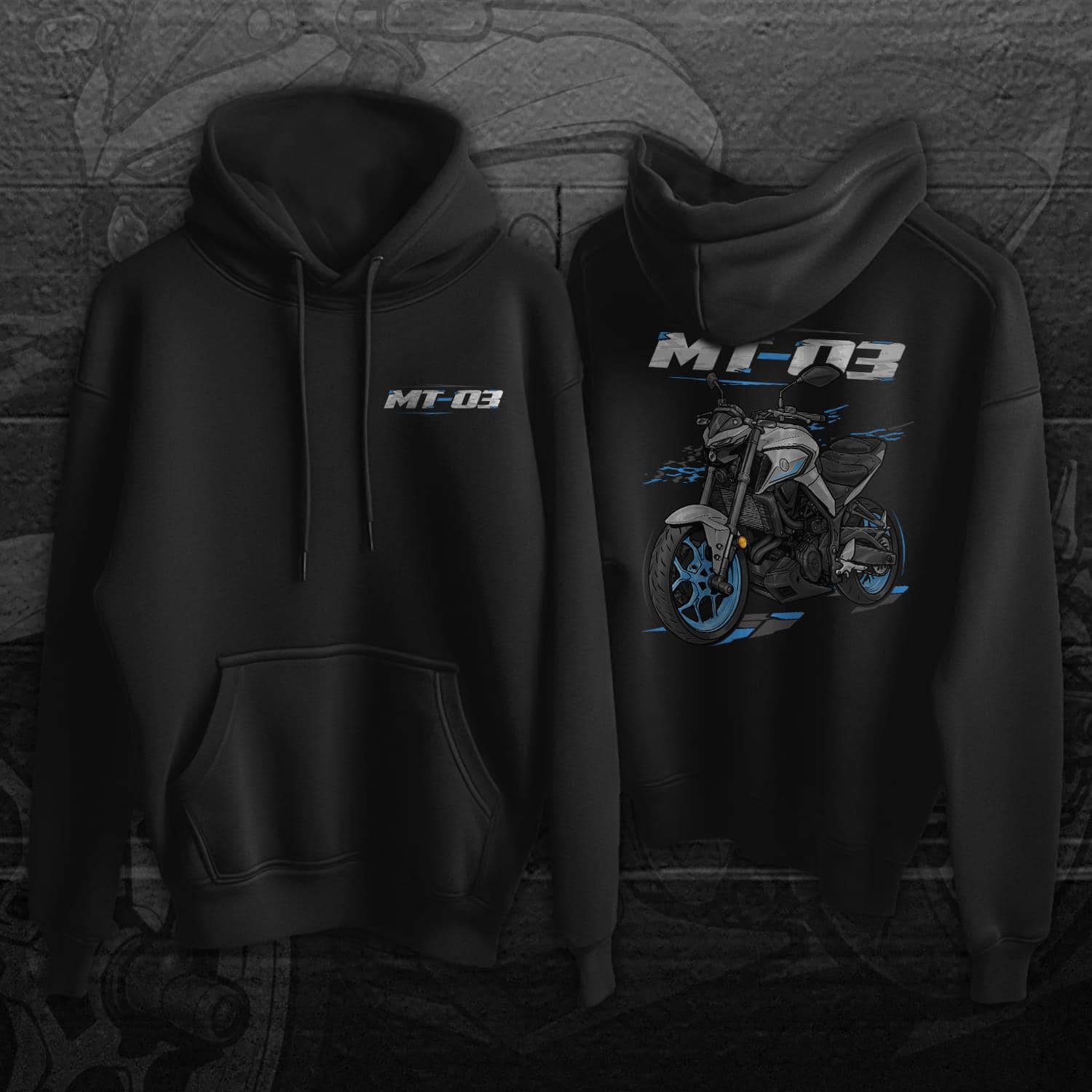 Yamaha MT-03 2020 - 2025 Inspired Hoodie - Motorcycle Sweatshirt