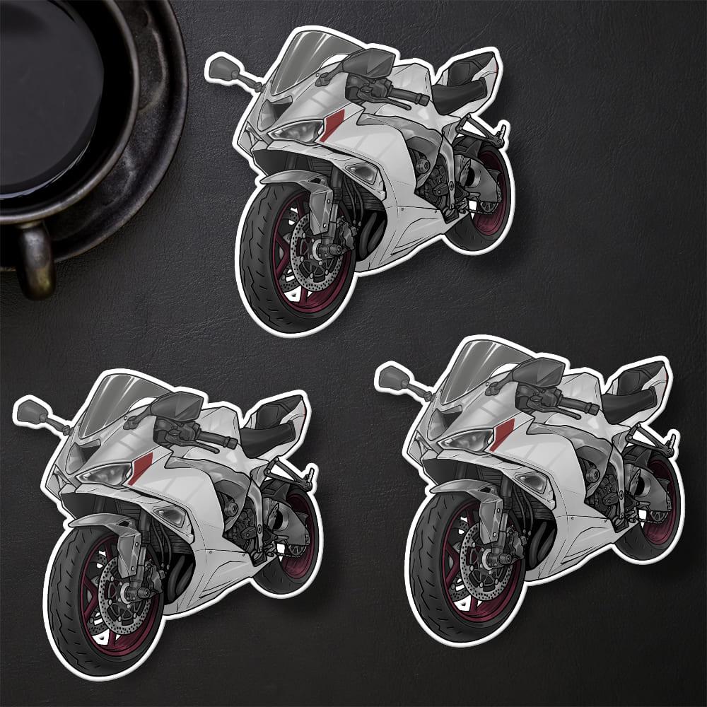 Kawasaki ZX-6R 2024 - 2025 Inspired Stickers - Set of 3 Motorcycle Decals for Riders