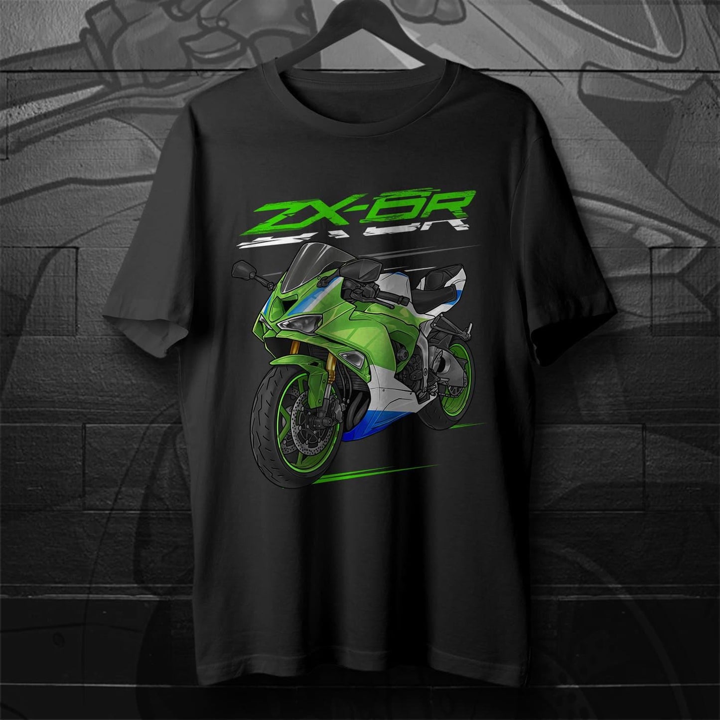 Kawasaki ZX-6R 2024 - 2025 Inspired T-Shirt - Motorcycle Tee Shirt for Riders
