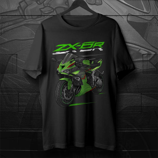 Kawasaki ZX-6R 2024 - 2025 Inspired T-Shirt - Motorcycle Tee Shirt for Riders