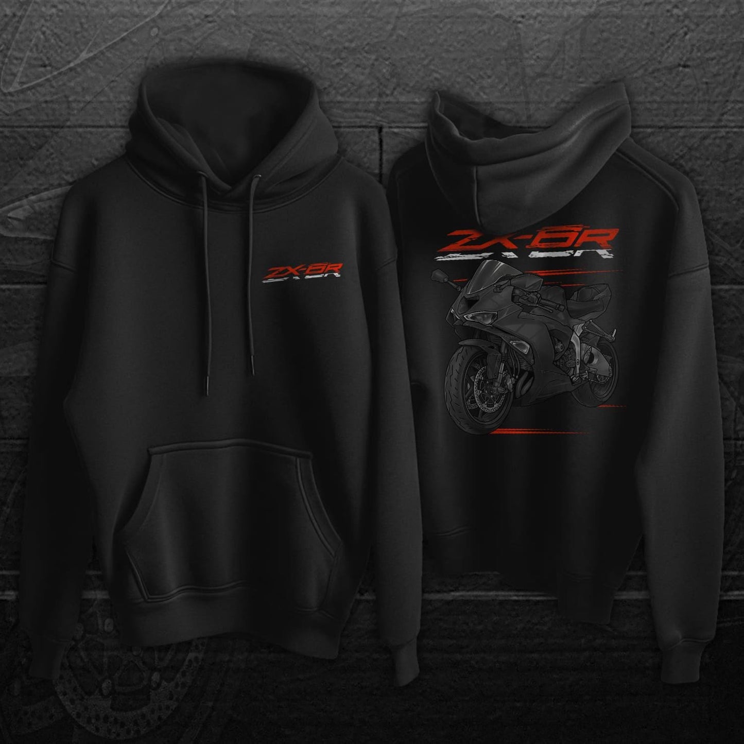 Kawasaki ZX-6R 2024 - 2025 Hoodie - Motorcycle Sweatshirt for Riders