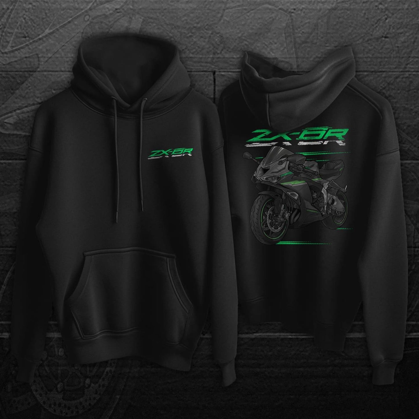 Kawasaki ZX-6R 2024 - 2025 Hoodie - Motorcycle Sweatshirt for Riders
