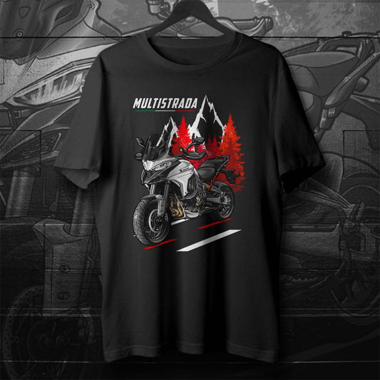 Ducati Multistrada V4S T-Shirt - Motorcycle Tee Shirt for ADV Riders
