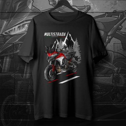 Ducati Multistrada V4S T-Shirt - Motorcycle Tee Shirt for ADV Riders
