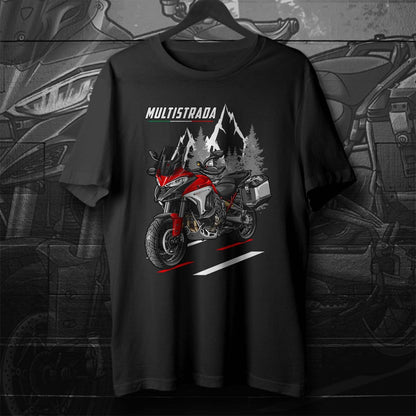 Ducati Multistrada V4S T-Shirt - Motorcycle Tee Shirt for ADV Riders