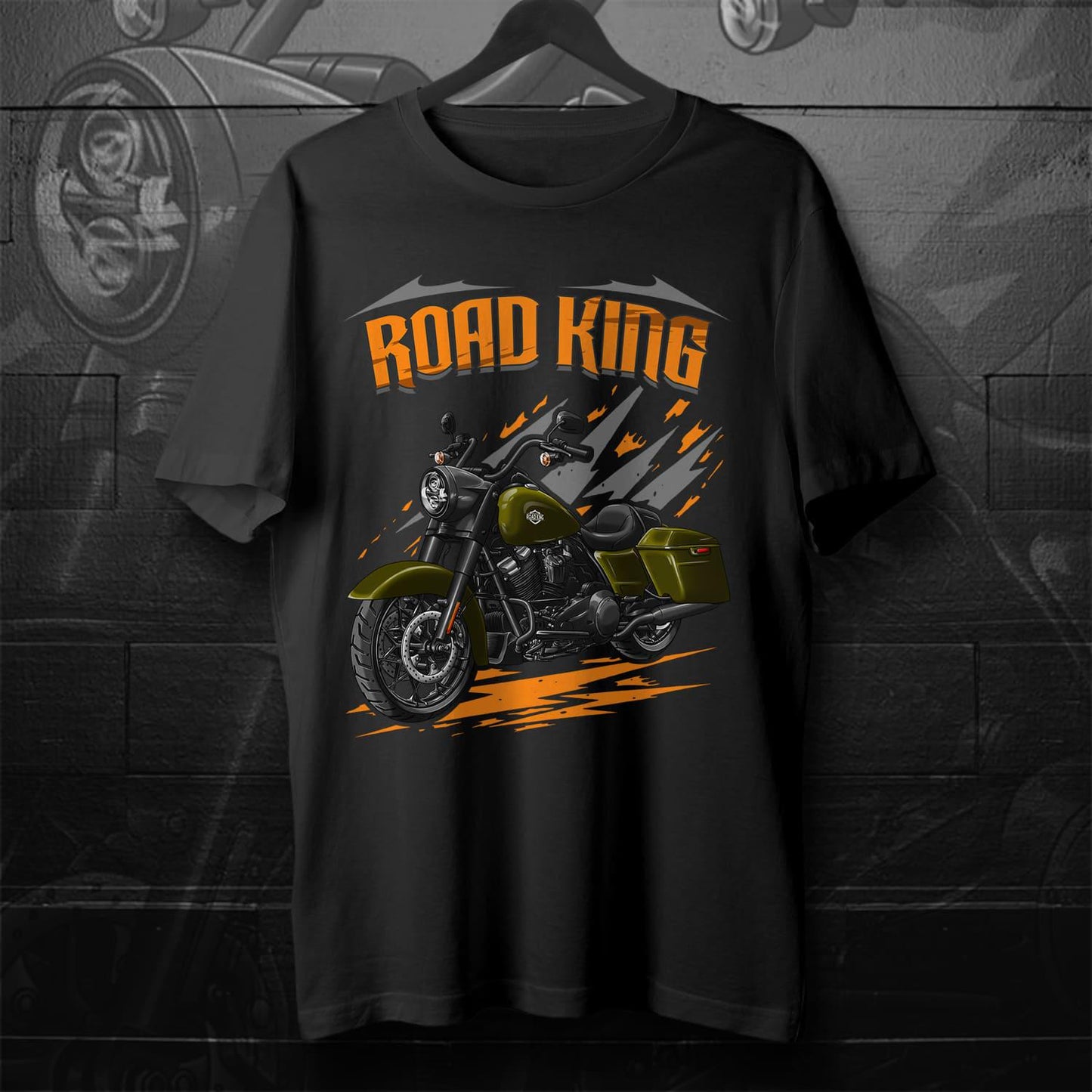 Harley Road King Special 2017-19 Inspired T-Shirt - Motorcycle Tee Shirt for Bikers