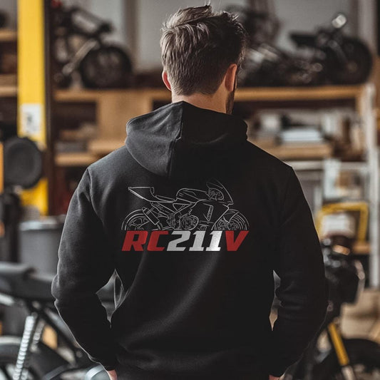 Honda RC211V Inspired Hoodie - Motorcycle Sweatshirt for Riders