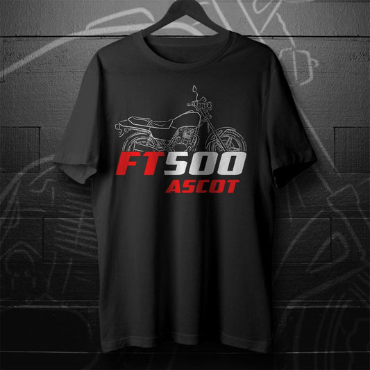 Honda FT500 Ascot Inspired T-Shirt - Motorcycle Tee Shirt for Riders