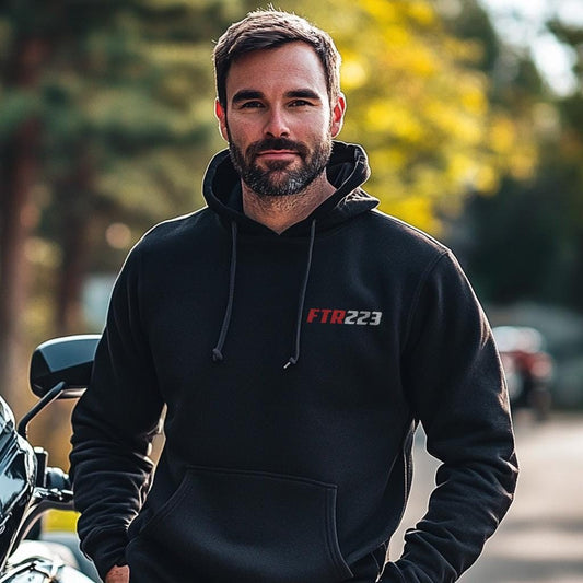 Honda FTR 223 Inspired Hoodie - Motorcycle Sweatshirt for Riders