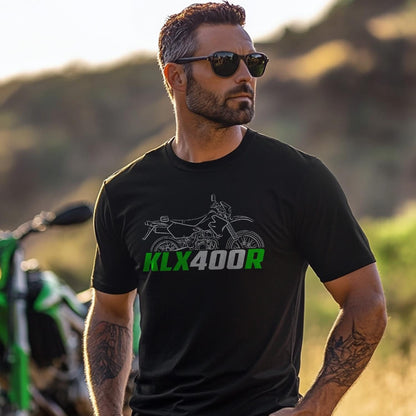 Kawasaki KLX400R Inspired T-Shirt - Motorcycle Tee Shirt for Riders