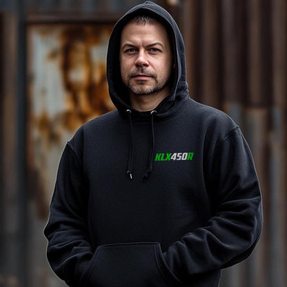 Kawasaki KLX450R Inspired Hoodie - Motorcycle Sweatshirt for Riders