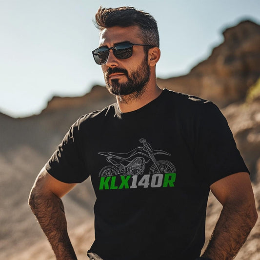 Kawasaki KLX140R Inspired T-Shirt - Motorcycle Tee Shirt for Riders