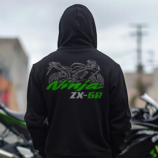 Kawasaki Ninja ZX-6R 2009-2025 Inspired Hoodie - Motorcycle Sweatshirt for Riders