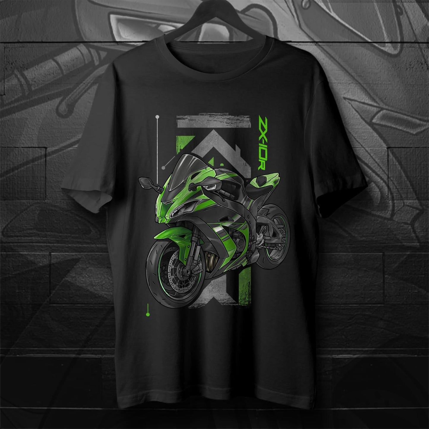 Kawasaki ZX-10R 2016 - 2018 Inspired T-Shirt - Motorcycle Tee Shirt for Riders