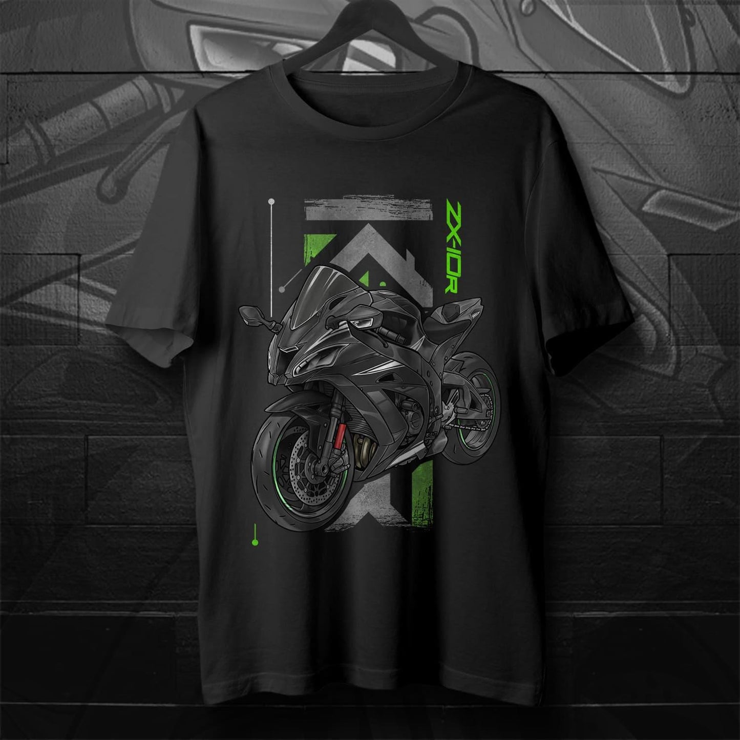 Kawasaki ZX-10R 2016 - 2018 Inspired T-Shirt - Motorcycle Tee Shirt for Riders