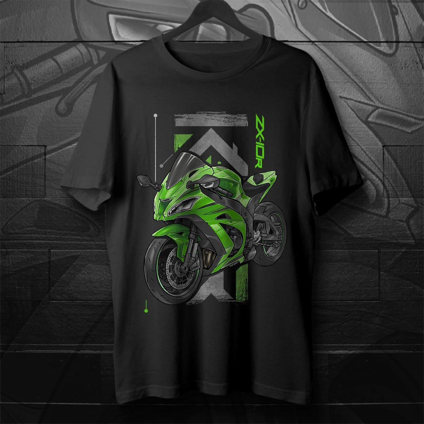 Kawasaki ZX-10R 2019 - 2020 Inspired T-Shirt - Motorcycle Tee Shirt for Riders