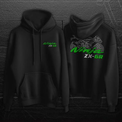 Kawasaki Ninja ZX-6R 2009-2025 Inspired Hoodie - Motorcycle Sweatshirt for Riders