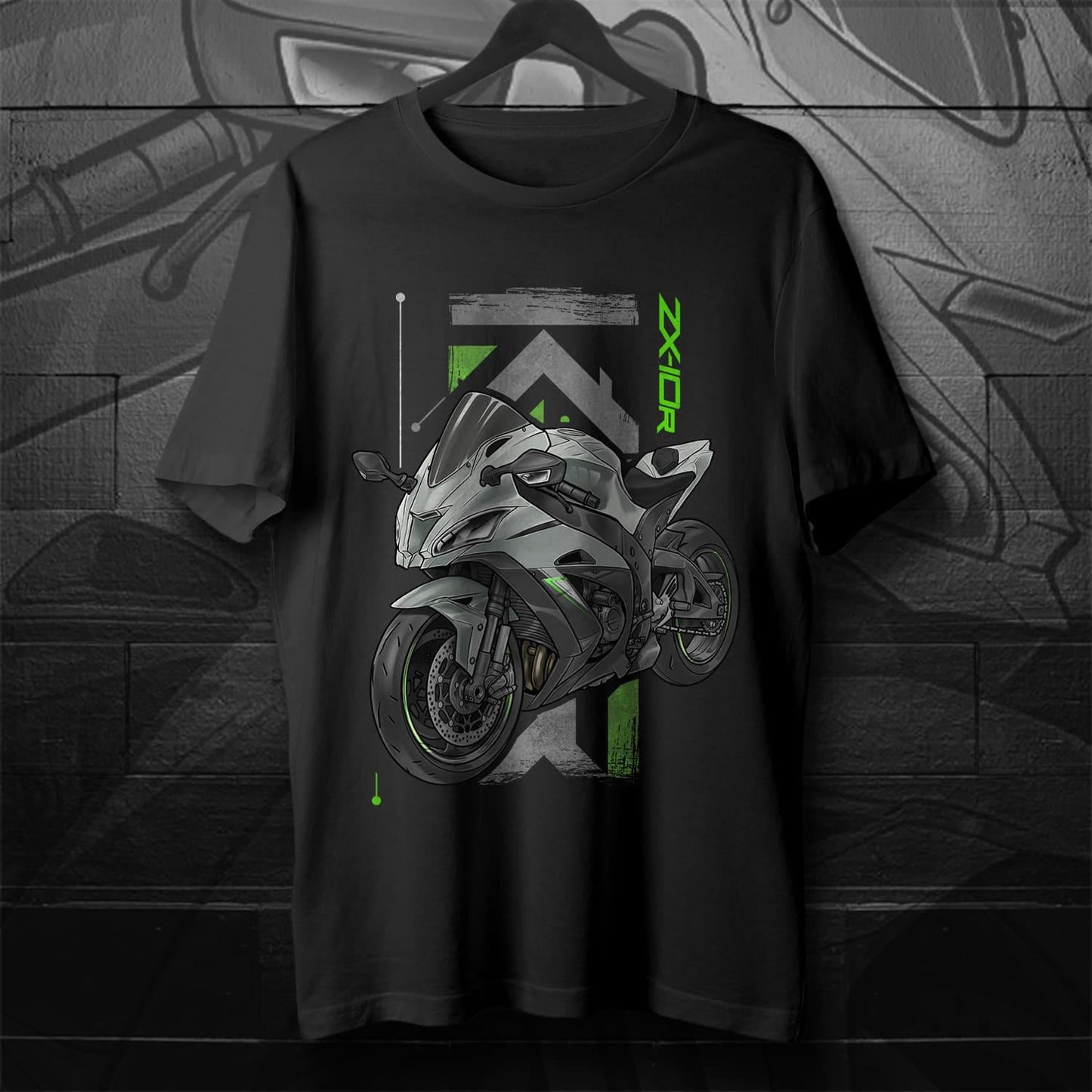 Kawasaki ZX-10R 2016 - 2018 Inspired T-Shirt - Motorcycle Tee Shirt for Riders