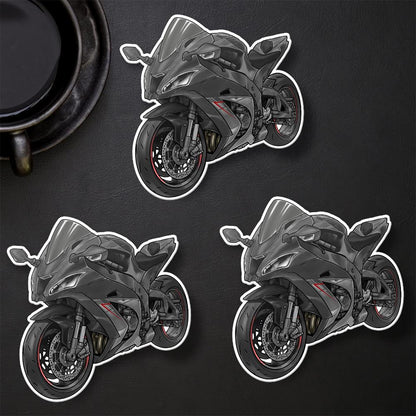 Kawasaki ZX-10R 2019 - 2020 Inspired Stickers - Set of 3 Motorcycle Decals for Riders