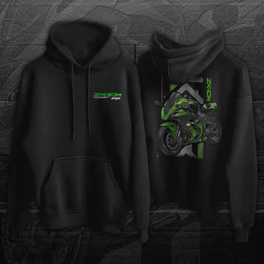 Kawasaki ZX-10R 2016 - 2018 Inspired Hoodie - Motorcycle Sweatshirt for Riders