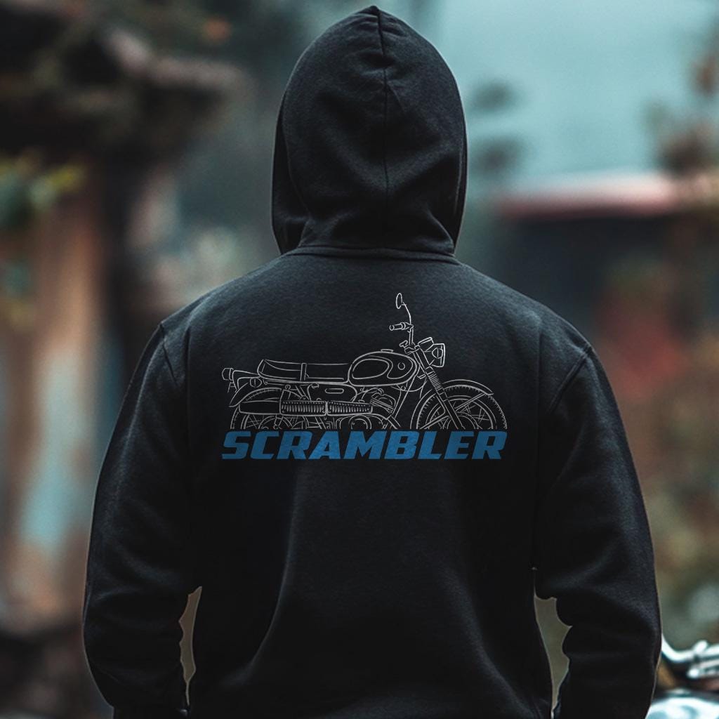 Suzuki TC250 Scrambler 1967 - 1968 Inspired Hoodie - Motorcycle Sweatshirt for Riders
