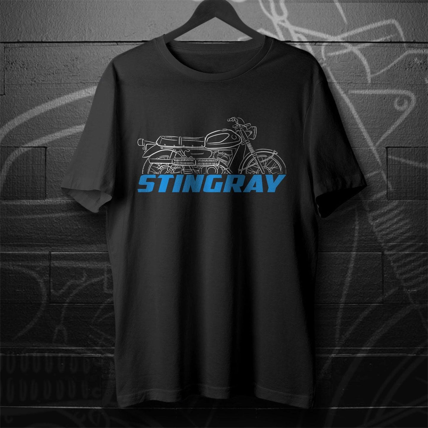 Suzuki TC200 Stingray 1967 - 1969 Inspired T-Shirt - Motorcycle Tee Shirt for Riders