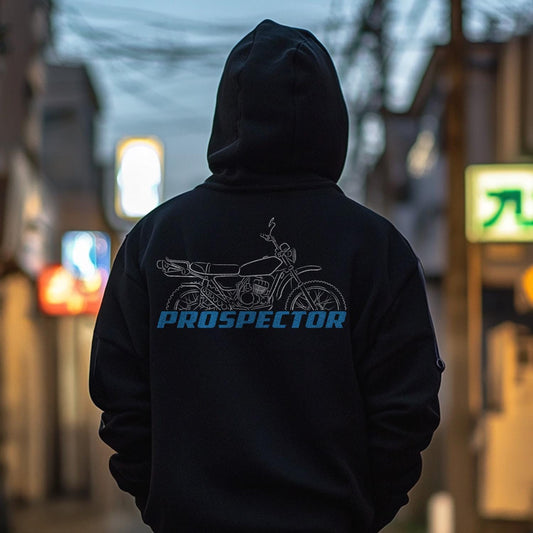 Suzuki TC125 Prospector Inspired Hoodie - Motorcycle Sweatshirt for Riders