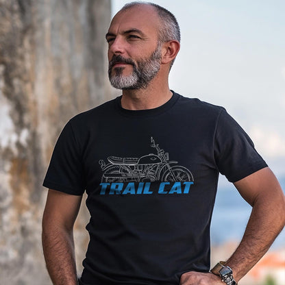 Suzuki TC120 Trail Cat 1969 - 1972 Inspired T-Shirt - Motorcycle Tee Shirt for Riders