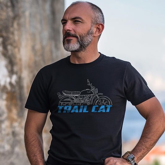 Suzuki TC120 Trail Cat 1969 - 1972 Inspired T-Shirt - Motorcycle Tee Shirt for Riders