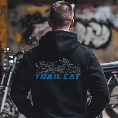 Suzuki TC120 Trail Cat 1969 - 1972 Inspired Hoodie - Motorcycle Sweatshirt for Riders