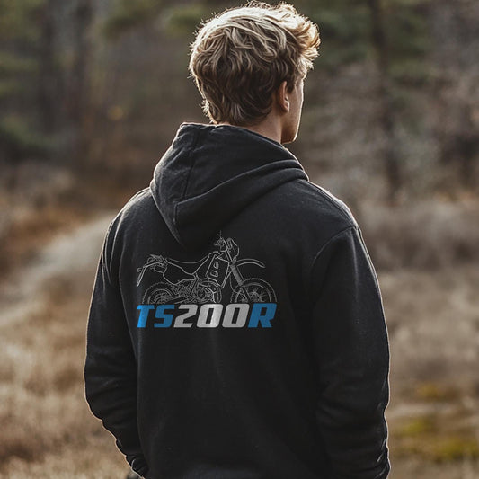 Suzuki TS200R 1989 - 1996 Inspired Hoodie - Motorcycle Sweatshirt for Riders