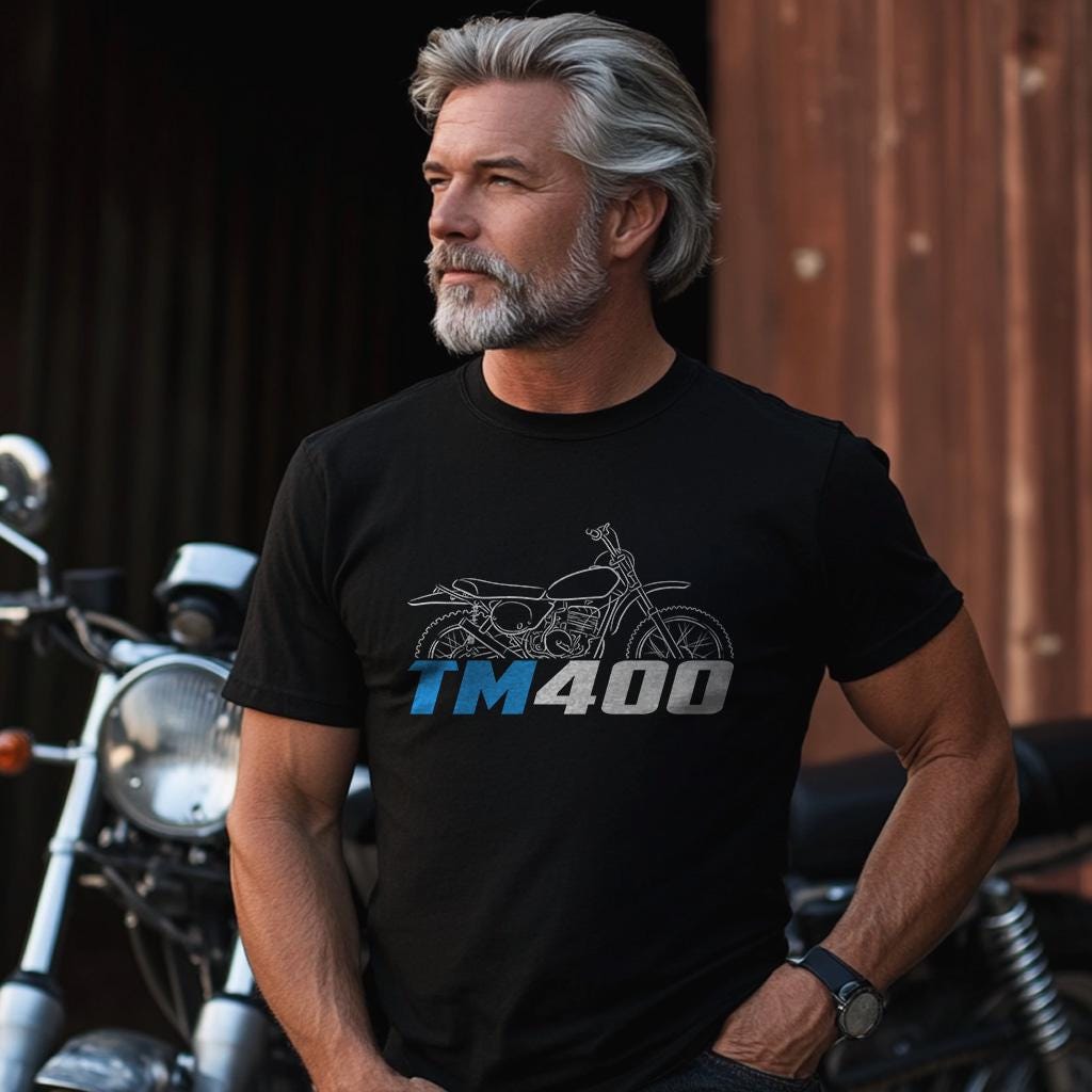 Suzuki TM400 1971 - 1975 Inspired T-Shirt - Motorcycle Tee Shirt for Riders